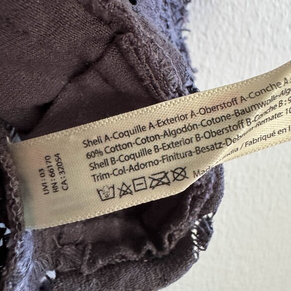 NWT Free People Adella Bralette Bra | Charcoal | Medium - Picture 6 of 6